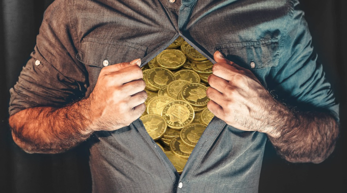money on the chest